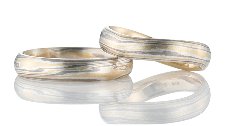 Mokume-Gane-iro Ring