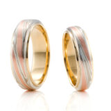 Mokume gane rings